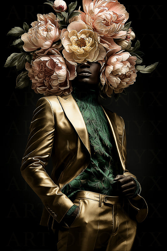 "Gold & Dapper" - Canvas